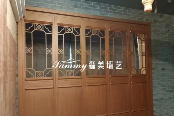 長沙坡子街悅方譚鴨血火鍋店鋼構(gòu)仿木紋漆案例