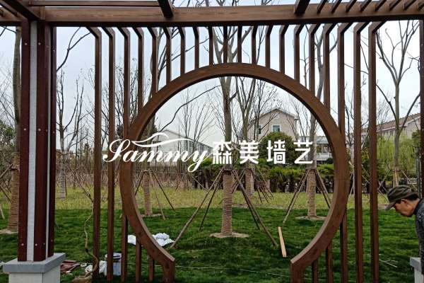南通崇川區(qū)狼山風景名勝區(qū)鋼構(gòu)廊架項目